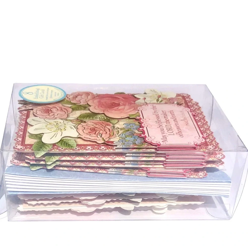 Pooch & Sweetheart Christian Embellished 3D Scripture Note Cards, 8 ct (96349)